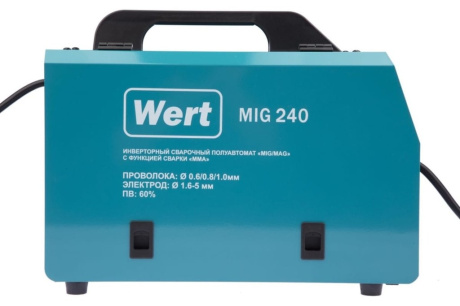 Купить Сварочный аппарат полуавтомат WERT MIG 240 инверторный фото №4