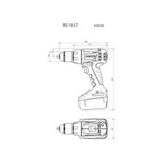 Купить Дрель аккумуляторная Metabo BS 18 LТ кейс   602102530 фото №2